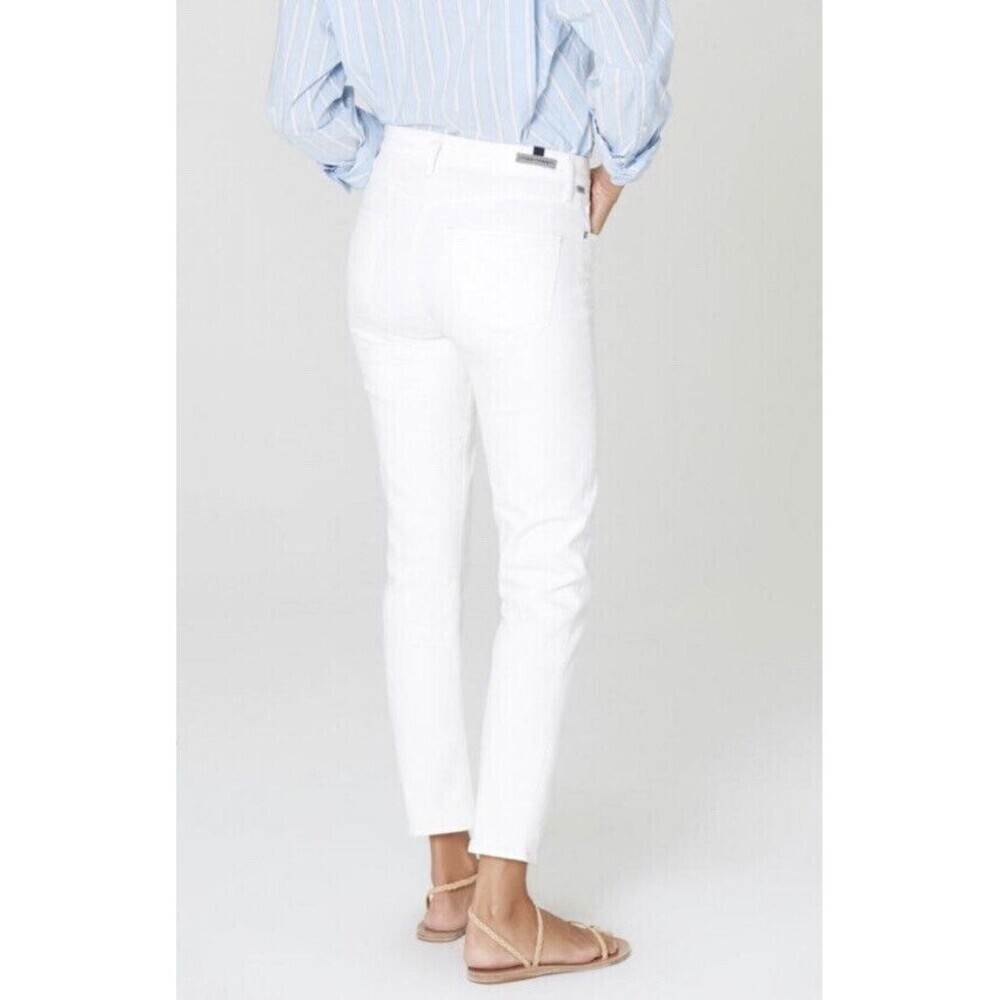 Citizens Of Humanity Harlow Ankle High Rise Slim Jeans In Sea Salt White Size 30 - Picture 10 of 15
